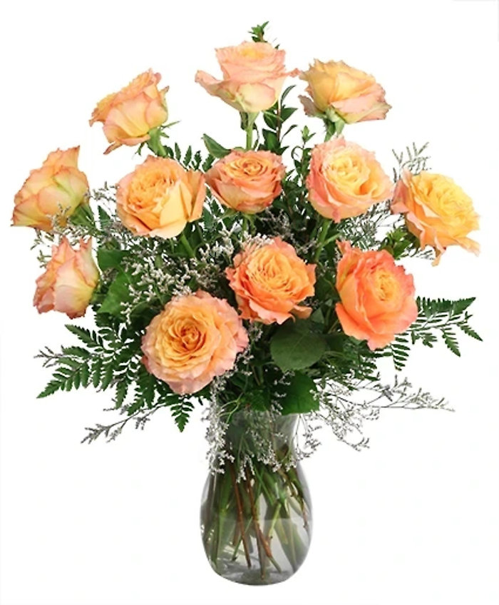 mixed colored roses